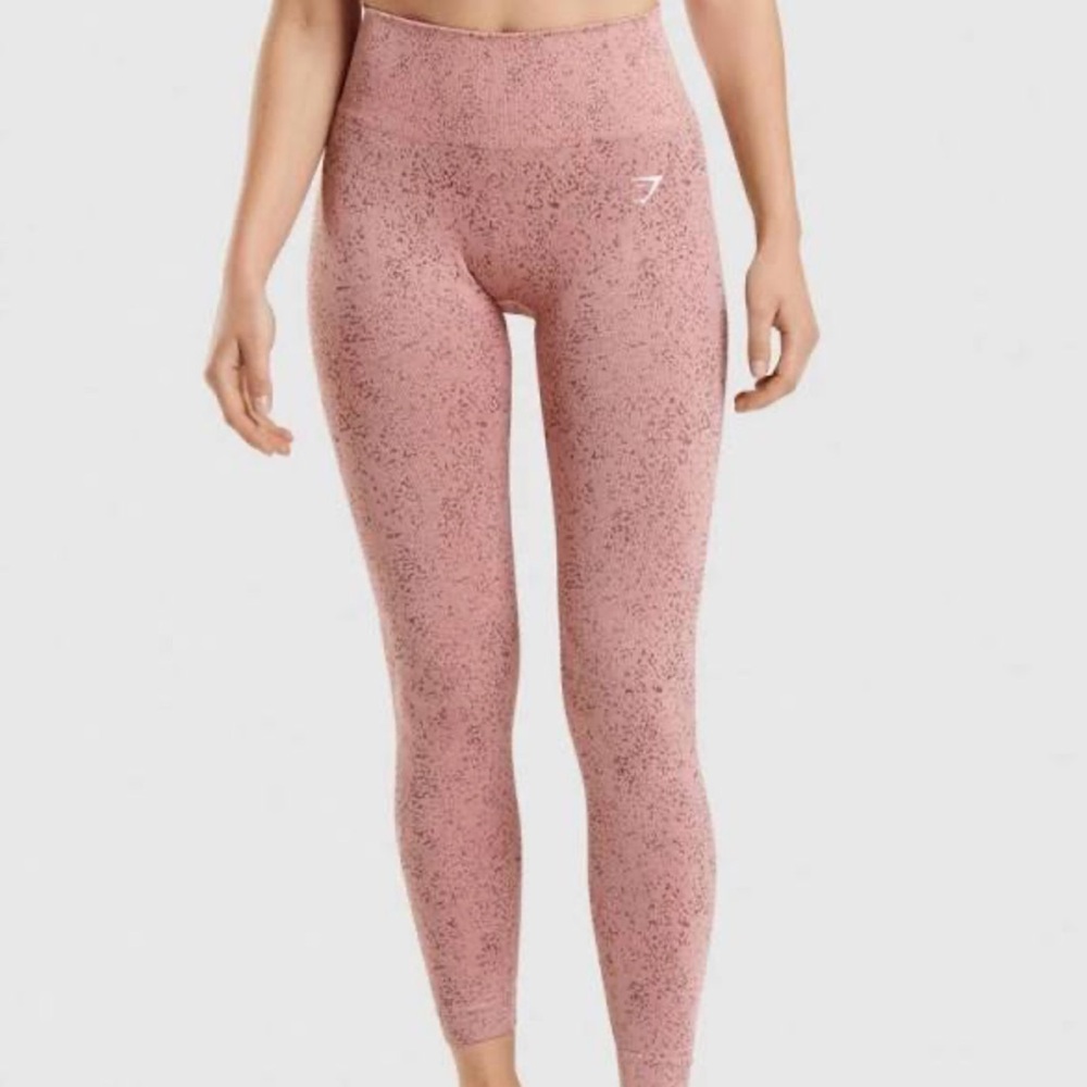 Gymshark Adapt Fleck Seamless Speckled Leggings - Paige Pink